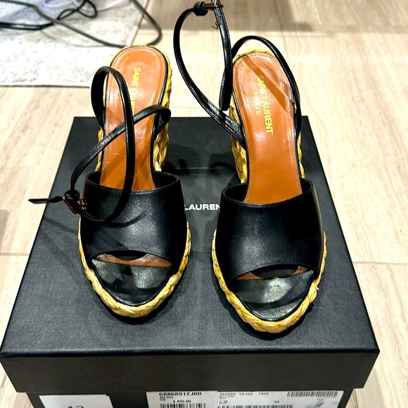 Saint Laurent YSL Belagor wedges - Picture 1 of 8